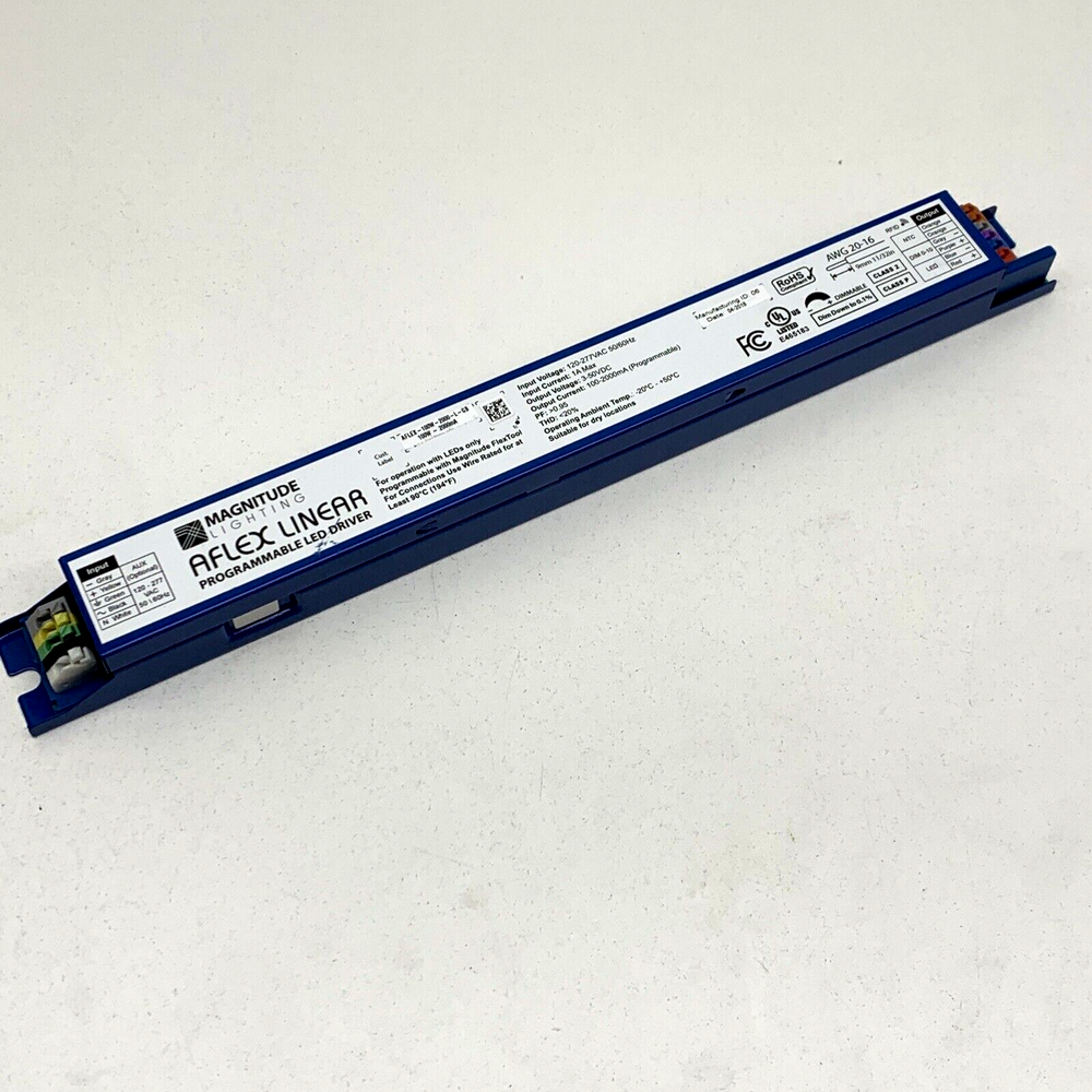 Magnitude AFLEX-100W-2000-L-GB Programmable LED Driver 100W 3-50VDC 2000mA Max