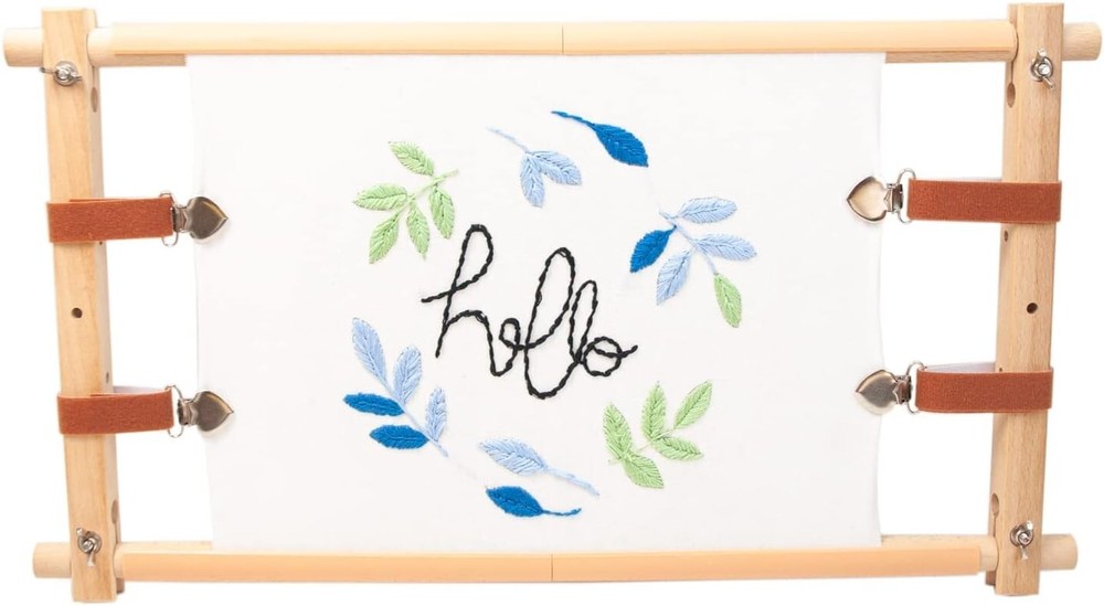 Lampstop Needlepoint Embroidery Tapestry Scroll Frame, Beech Wood 33"x12 