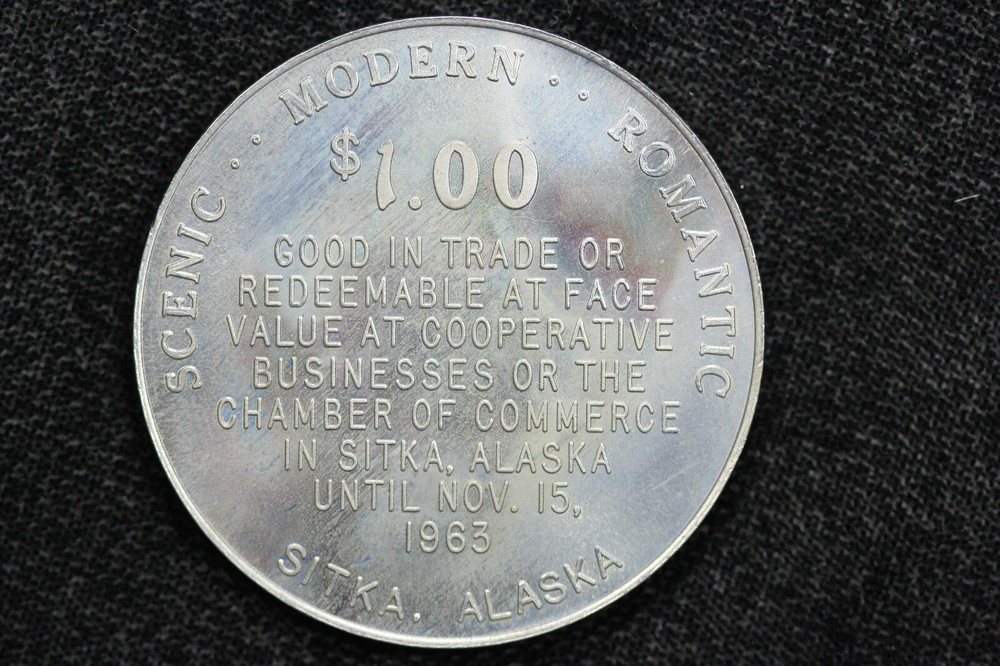 1963 Sitka Alaska Commemorative So-Called Dollar 2INQ