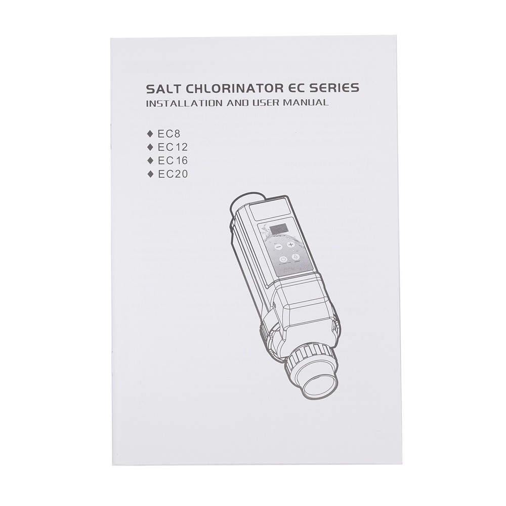 Complete Salt Water Pool Chlorine Generator System Chlorinator 3065g/108.1oz