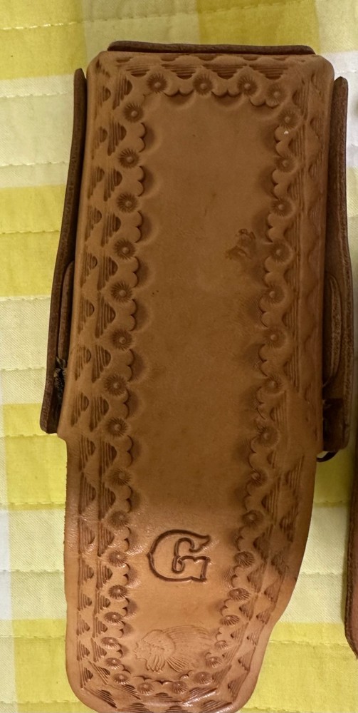 Vintage Leather Tooled Items