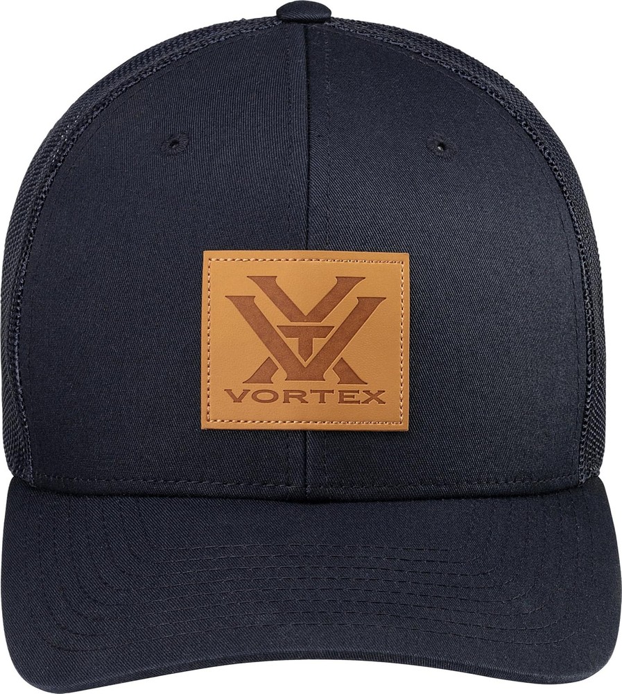 Vortex Optics Barneveld 608 Snap Back Hat - Navy W/ Leather Patch - OSFM