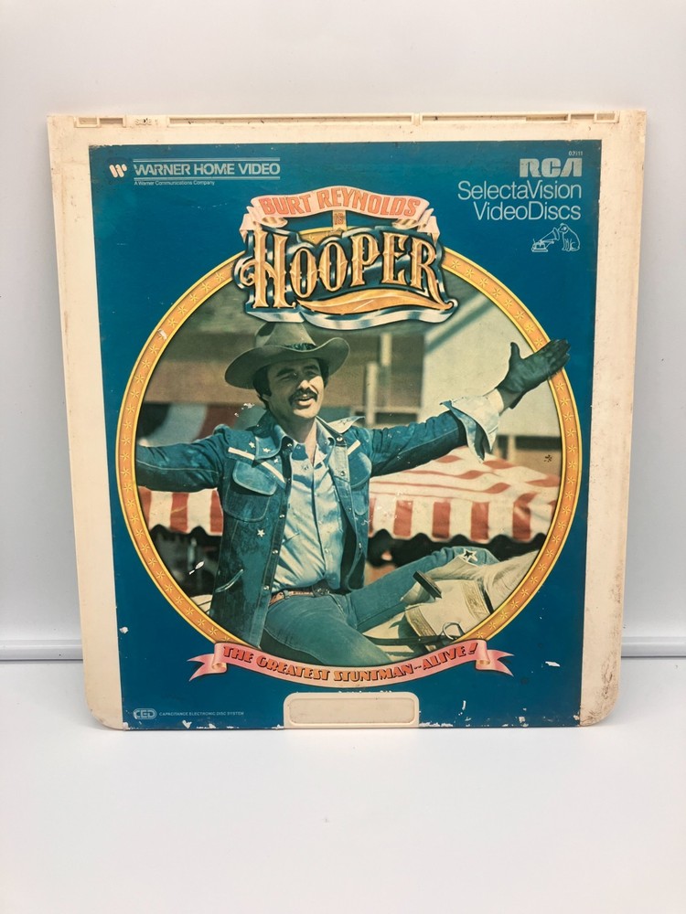 RCA CED VIDEODISC! - HOOPER with Burt Reynolds