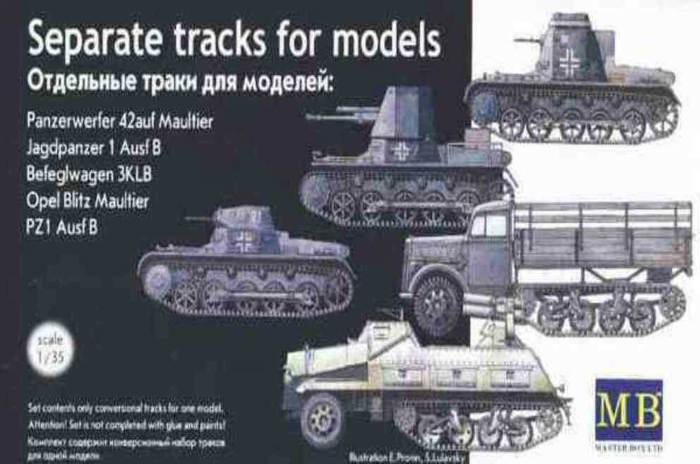 Master Box 3505 - 1/35 - Separate Caterpillar Tracks