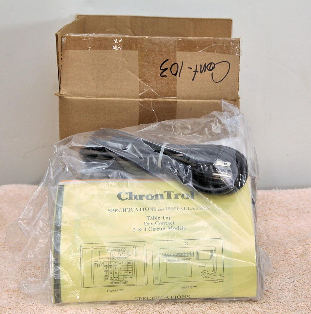 ChronTrol XT-4S Table Top Programmable Timer NOS Cron Trol