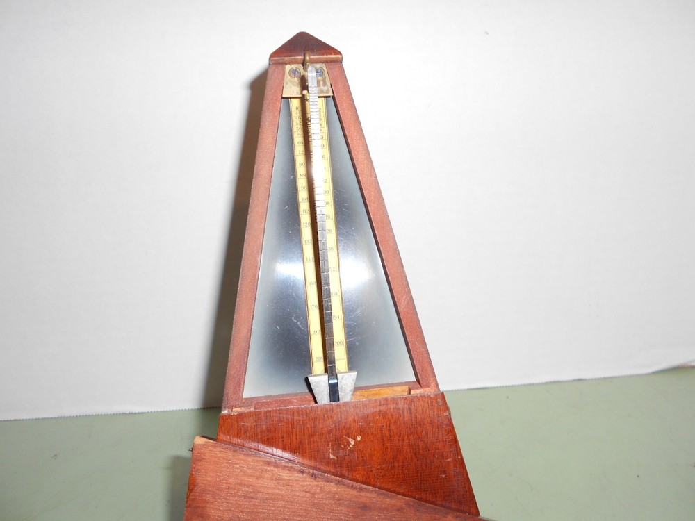Antique De Maelzel Wood Metronome, Walnut ? case