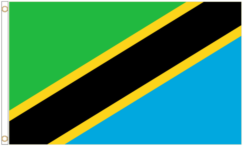 Tanzania Polyester Flag - Choice of Sizes