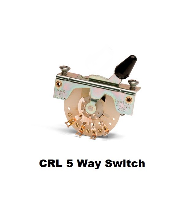 CRL 5-Way Pickup Selector Switch For Stratocaster NEW!