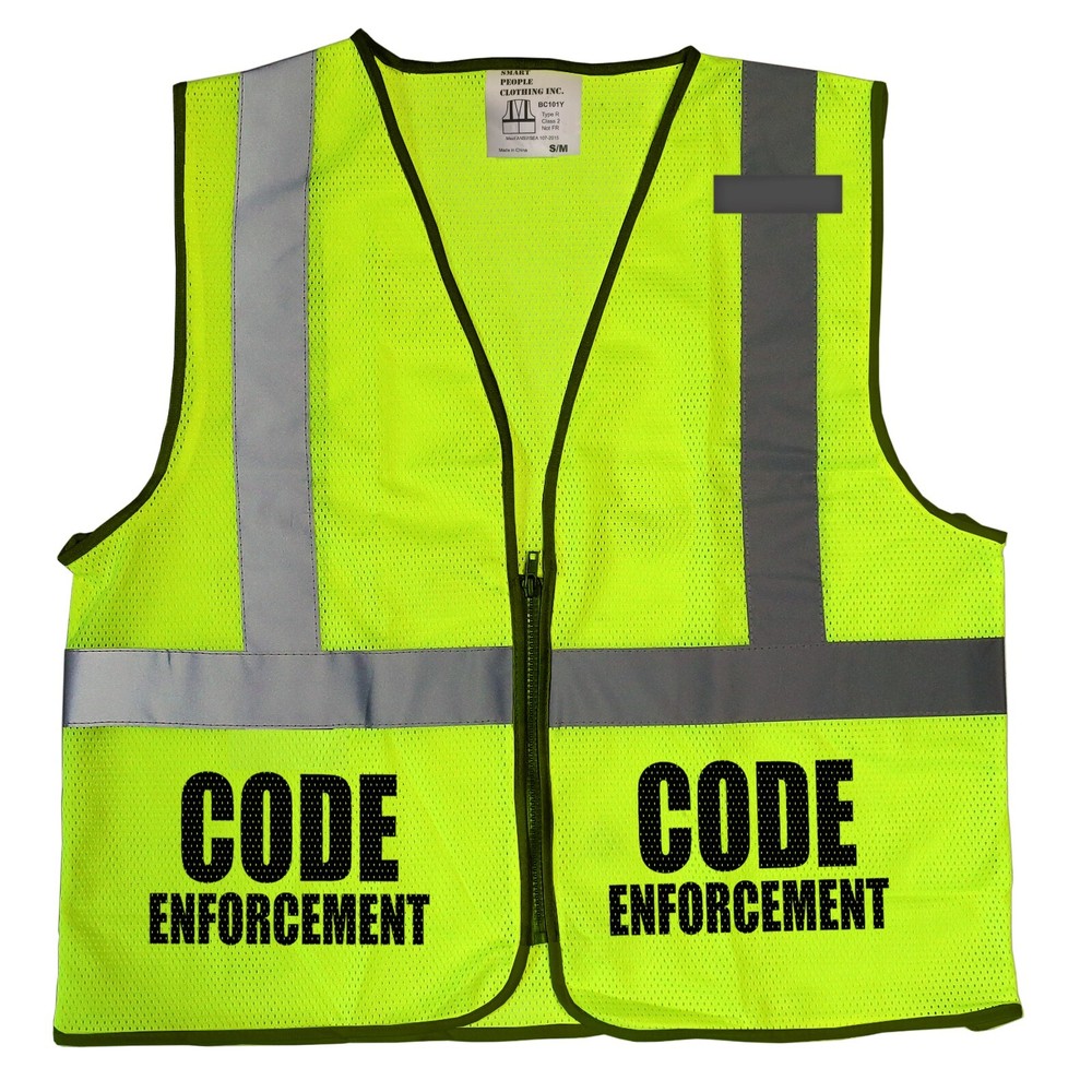 Code Enforcement safety vest, High Visibility vest