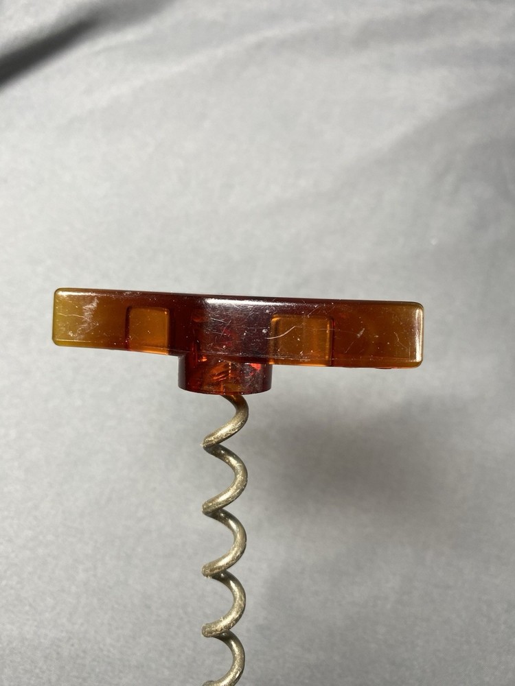 Vintage MCM Bakelite Corkscrew Wine Bottle Opener