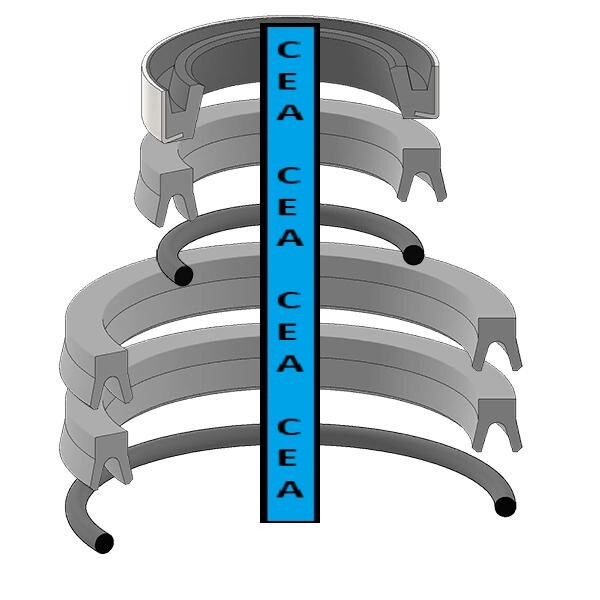 147828 Hydraulic Cylinder Seal Kit Fits Prentice 2 X 3-1/2