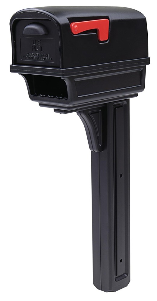 Gentry Plastic, Dual Access, Mailbox and Large, Black