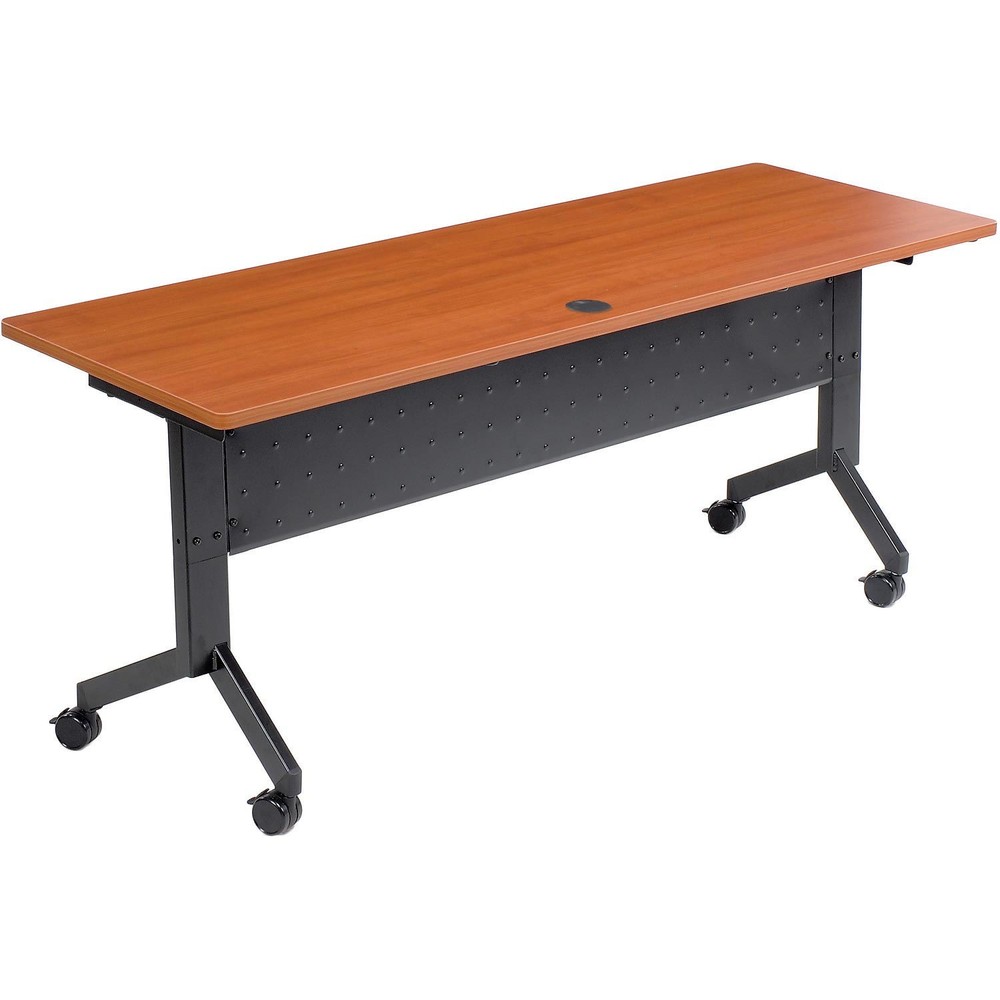 Flip-Top Training Table 72" x 24" Cherry