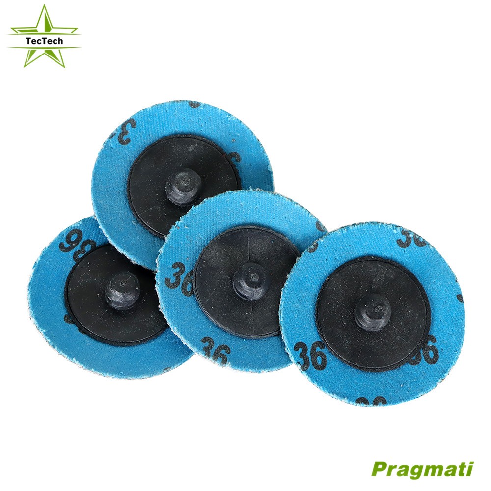 50Pack 36 Grit 2" Die Grinder Sanding Grinding Disc Quick Change