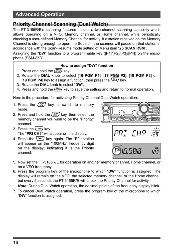 Yaesu FT-3165R — Operating Manual Guide Reference — 40 Pages — Half Size 5.5x8.5