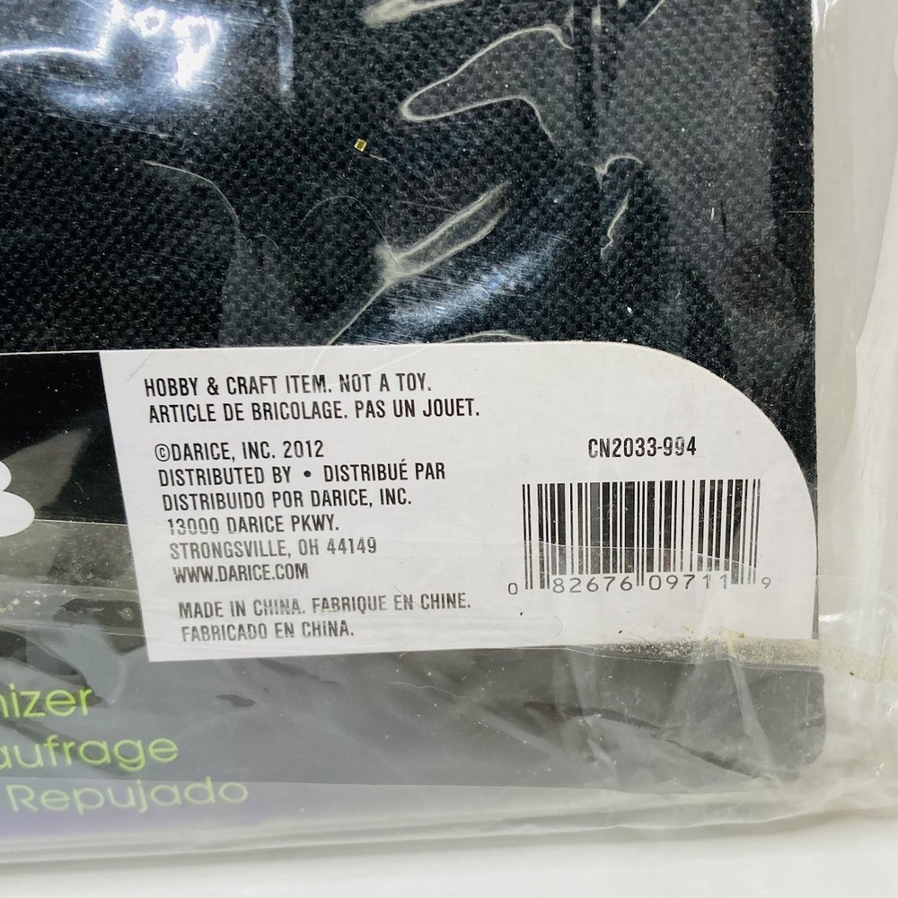 Darice Embossing Essentials Canvas Embossing Folder Organizer 40 Storage Pockets