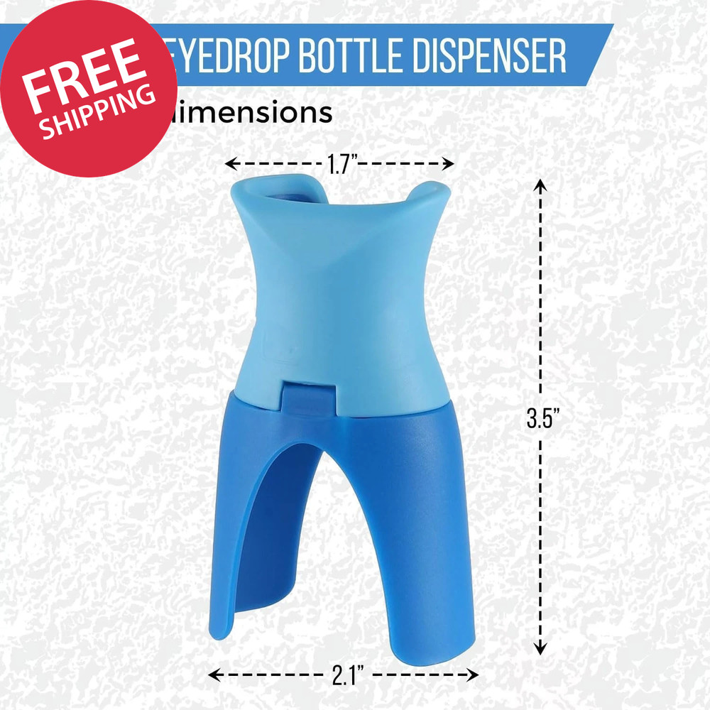 Reusable Eye Drops Holder Applicator Device Guide Aid Eye Ointment Care Tool