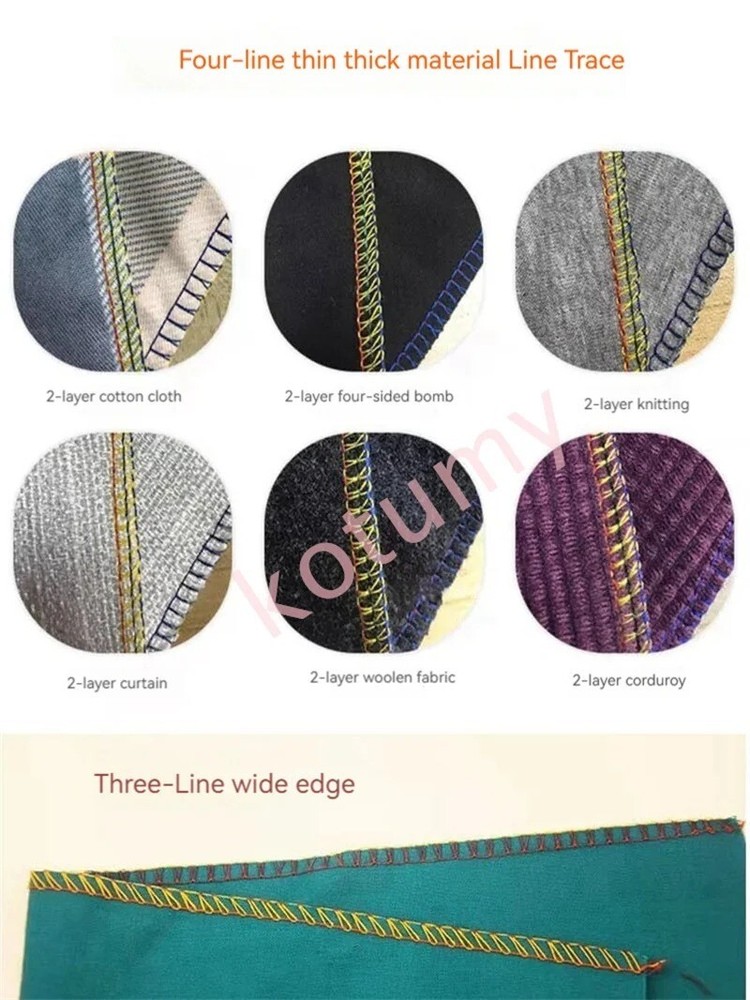 Desktop Overlock Sewing Machine Four/Three-thread Lockstitch Sewing Machine