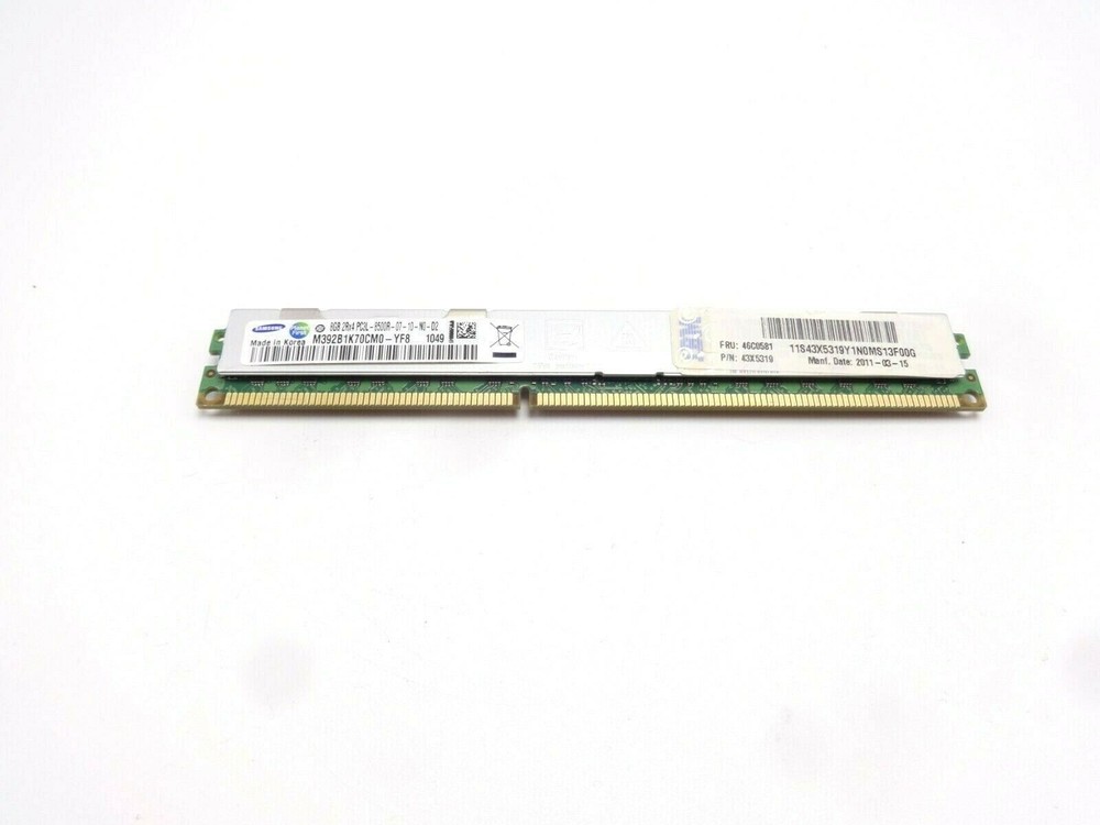 IBM 46C0581 8GB PC3L 8500 2Rx4 VLP Server Memory Dimm