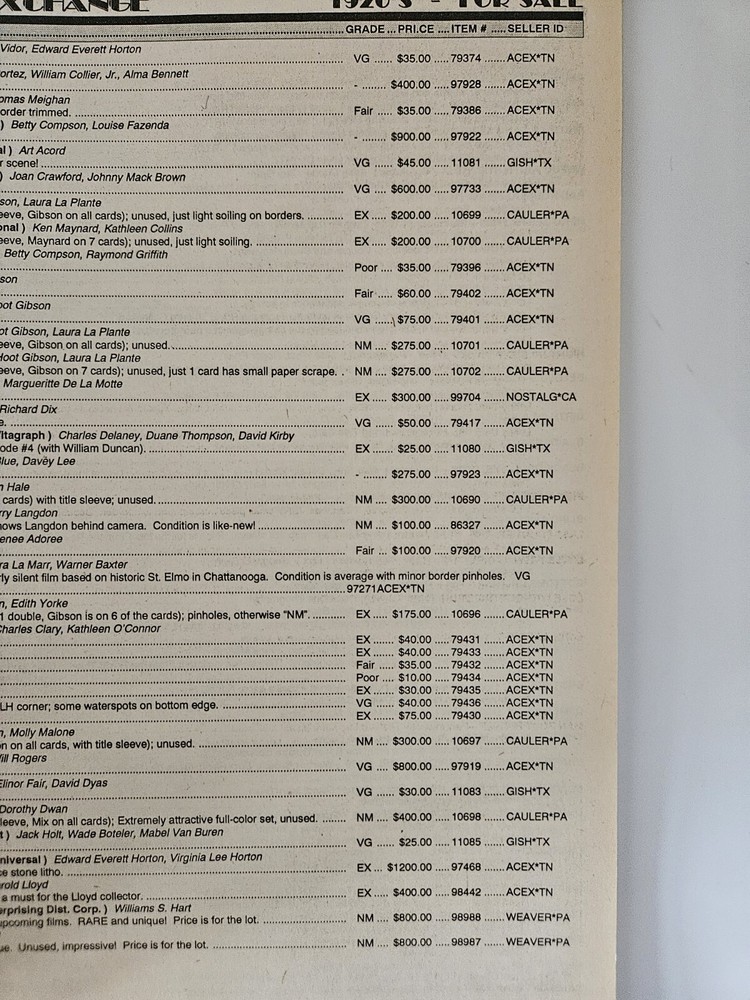 Collecting Hollywood March 1993