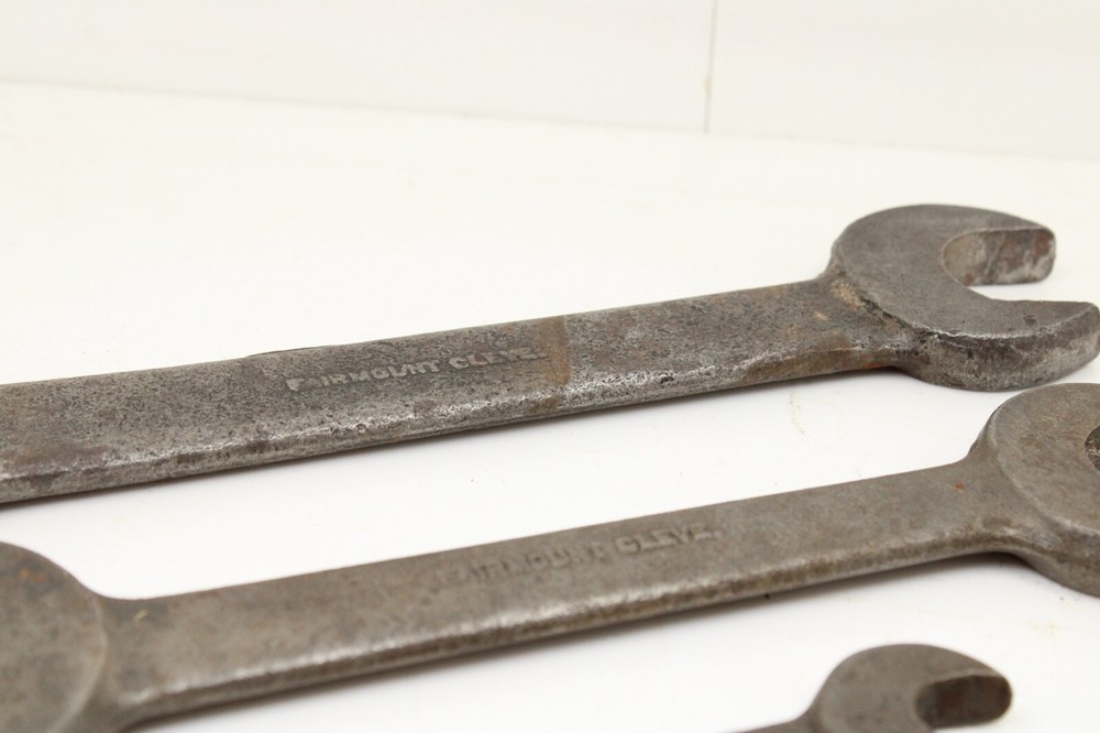 (4) Fairmount Collector Wrenches Assorted Size Double and Single Open End USA