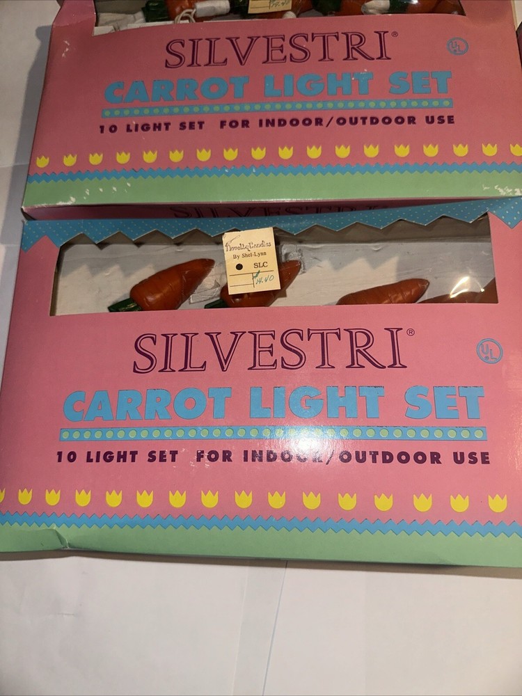 Silvestri Carrot Light Set Lot 4 Boxes
