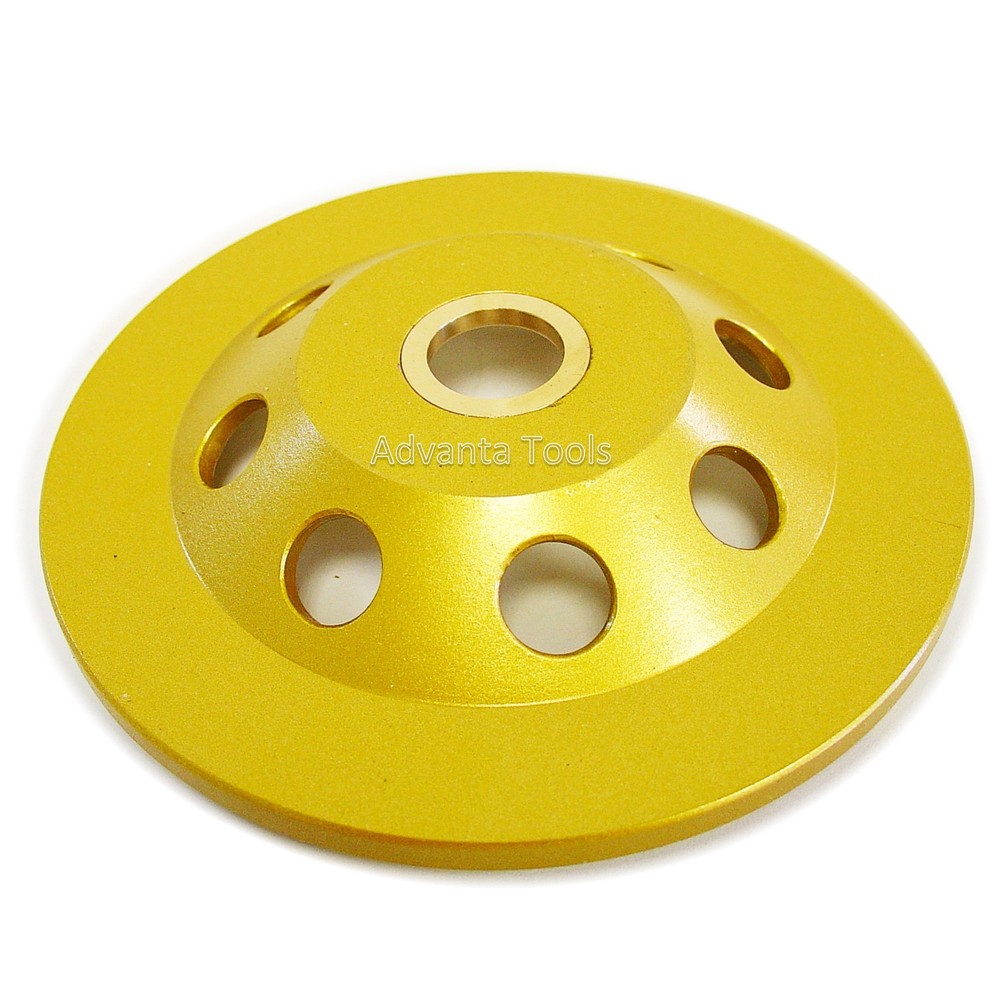 6” PCD Cup Wheel - Quarter Round 12-Segment with 7/8"-5/8" Arbor