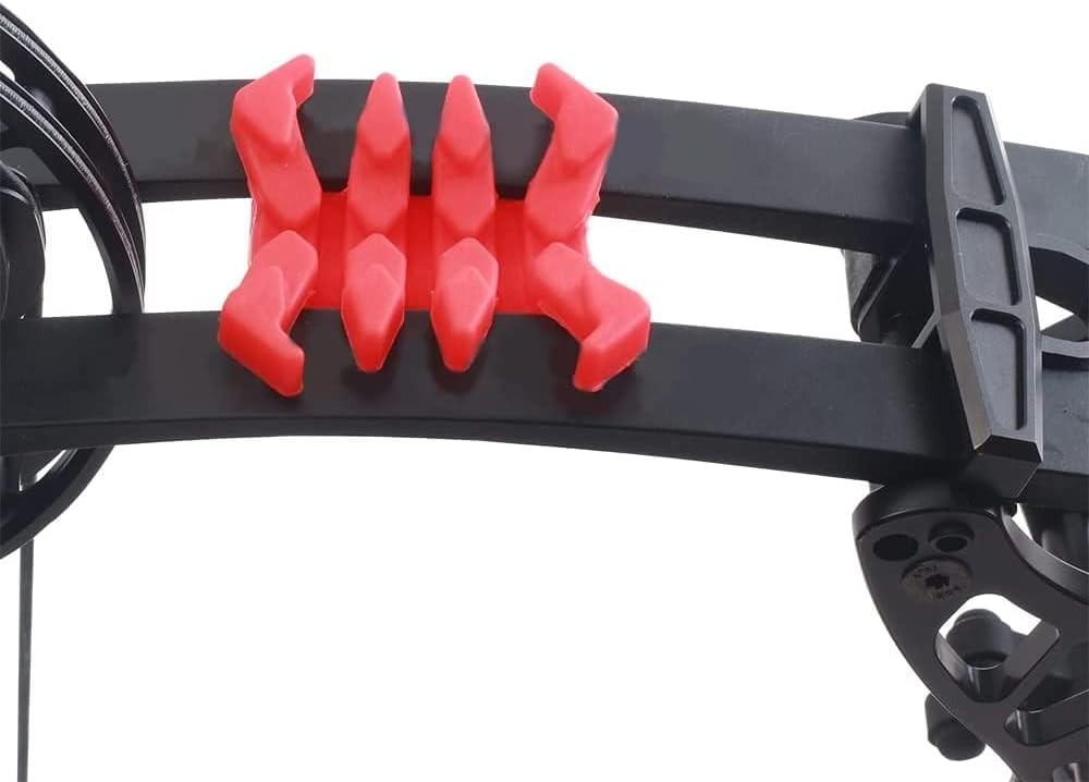 Bow Limb Dampeners for Compound Bow Crossbow Limb Dampeners Archery Split Red