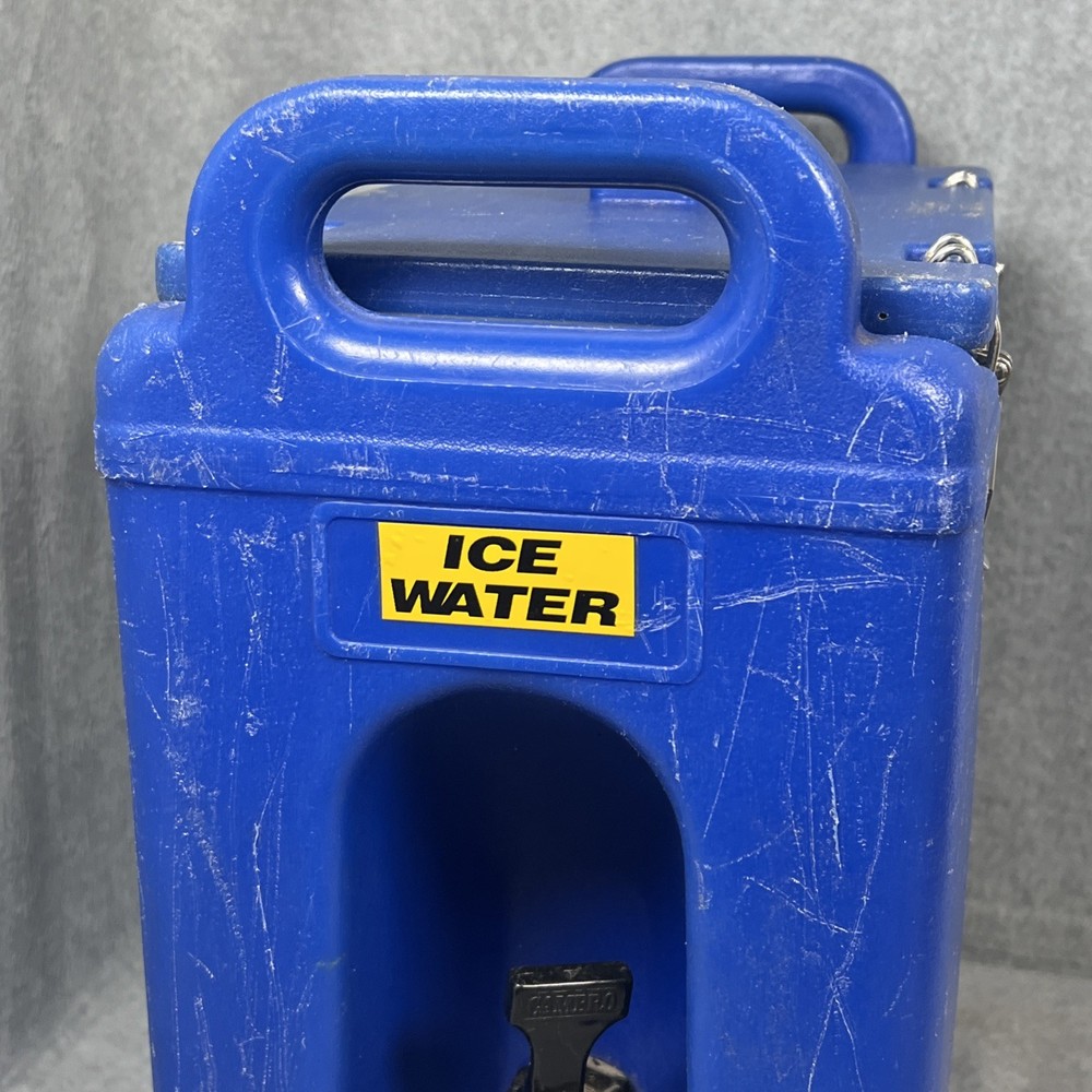 Cambro drinking/beverage container 250LCD - Blue - Drinking Water - No vent cap