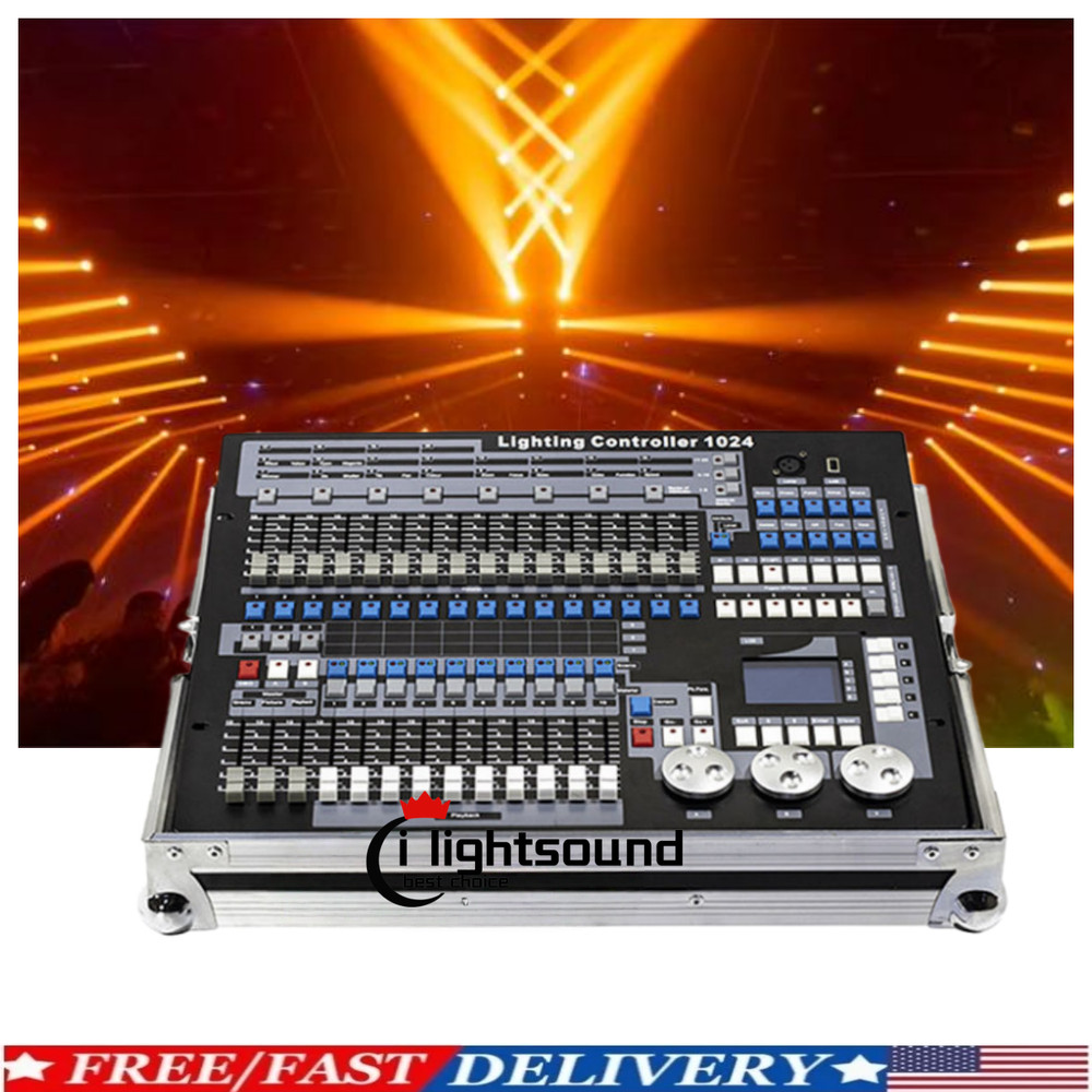performance light controller dmx512 1024 channels pro console board +case