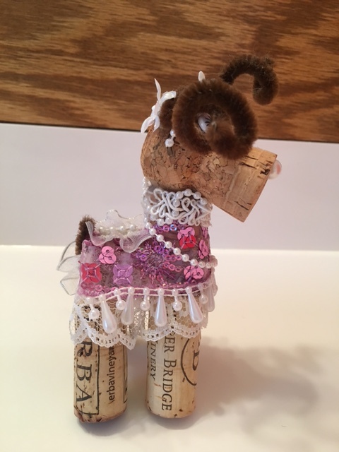 Handmade Wine Cork Animal