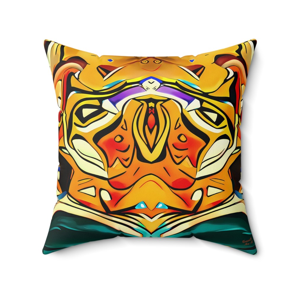 Spun Polyester Square Pillow unique colors NARS