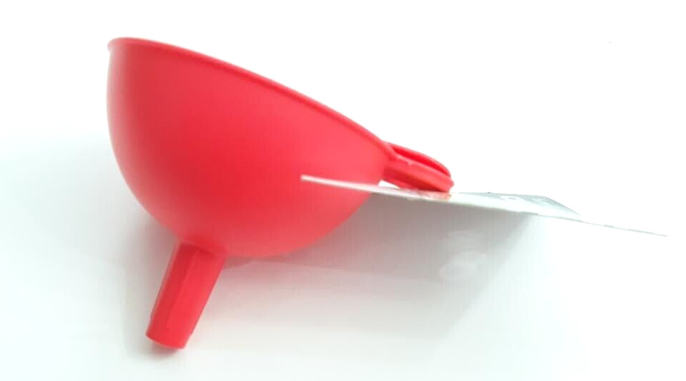 FAMILY CHEF 3 PC FUNNEL SET SMALL MEDIUM LARGE REDISH ORANGE