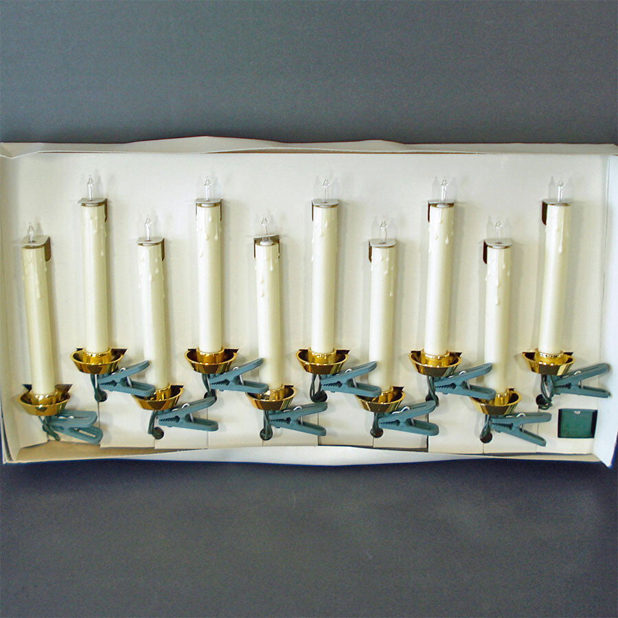 Box Sears Christmas Candles Light String Set Unused