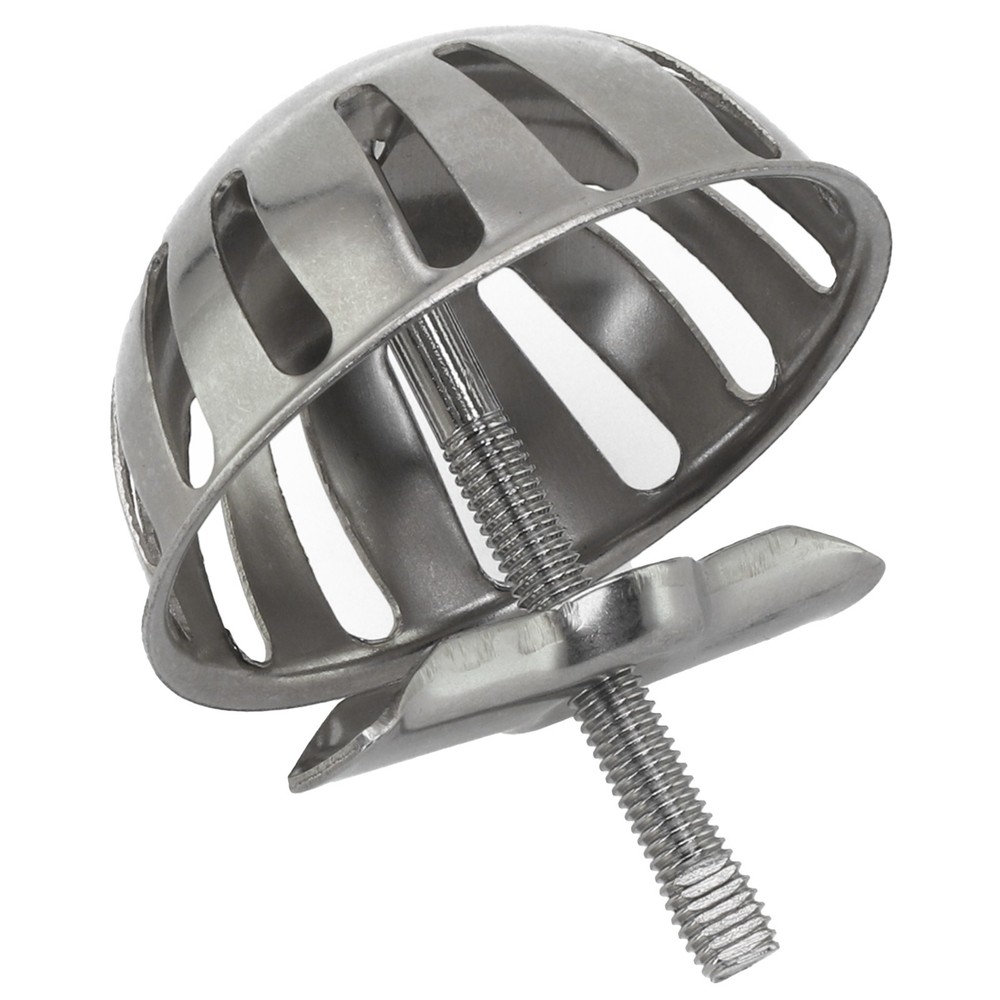 Chrome Finish Urinal Strainer for Commercial Use with Debris Collection