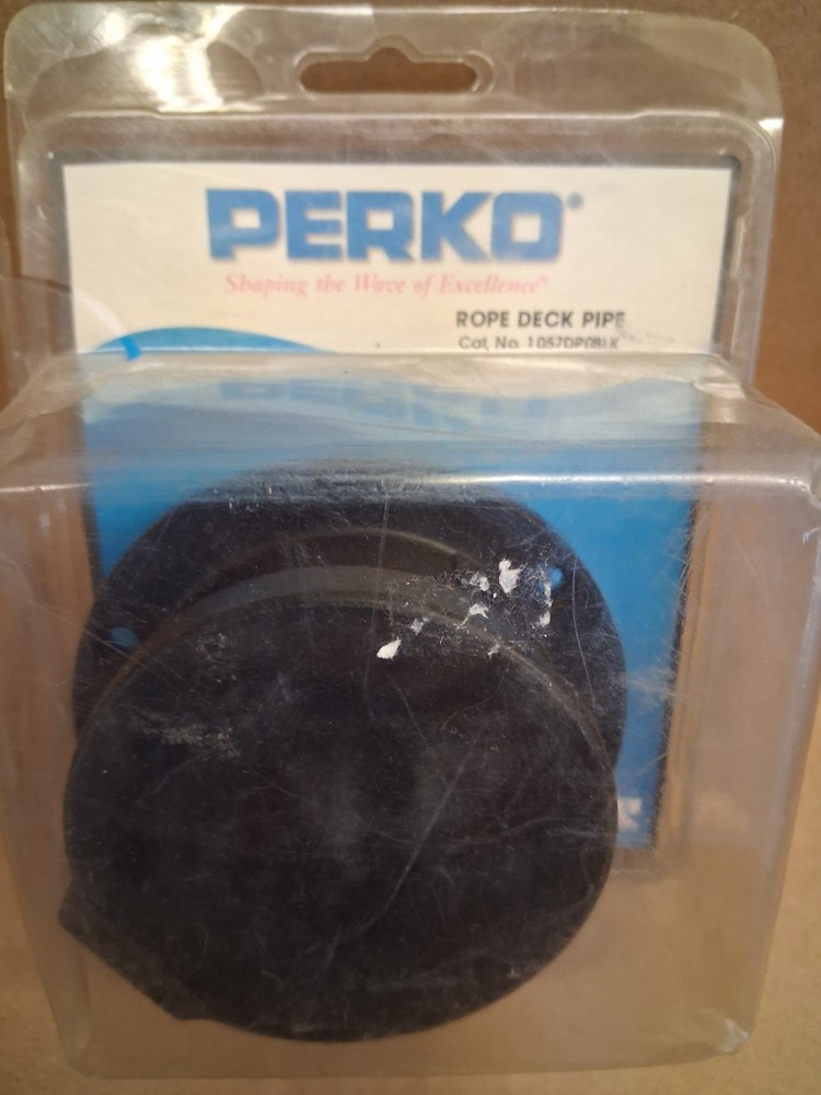 Perko 1057DP0BLK Rope Deck Pipe Black Composite