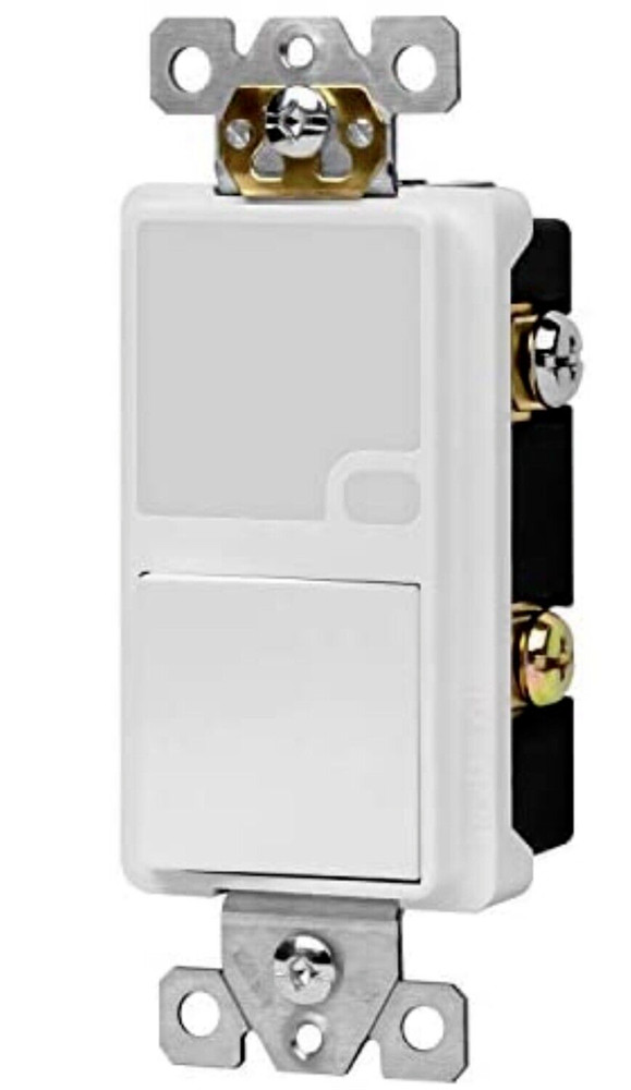 Topgreener TG115SGL White Single Pole Decorator Switch with Guide Light