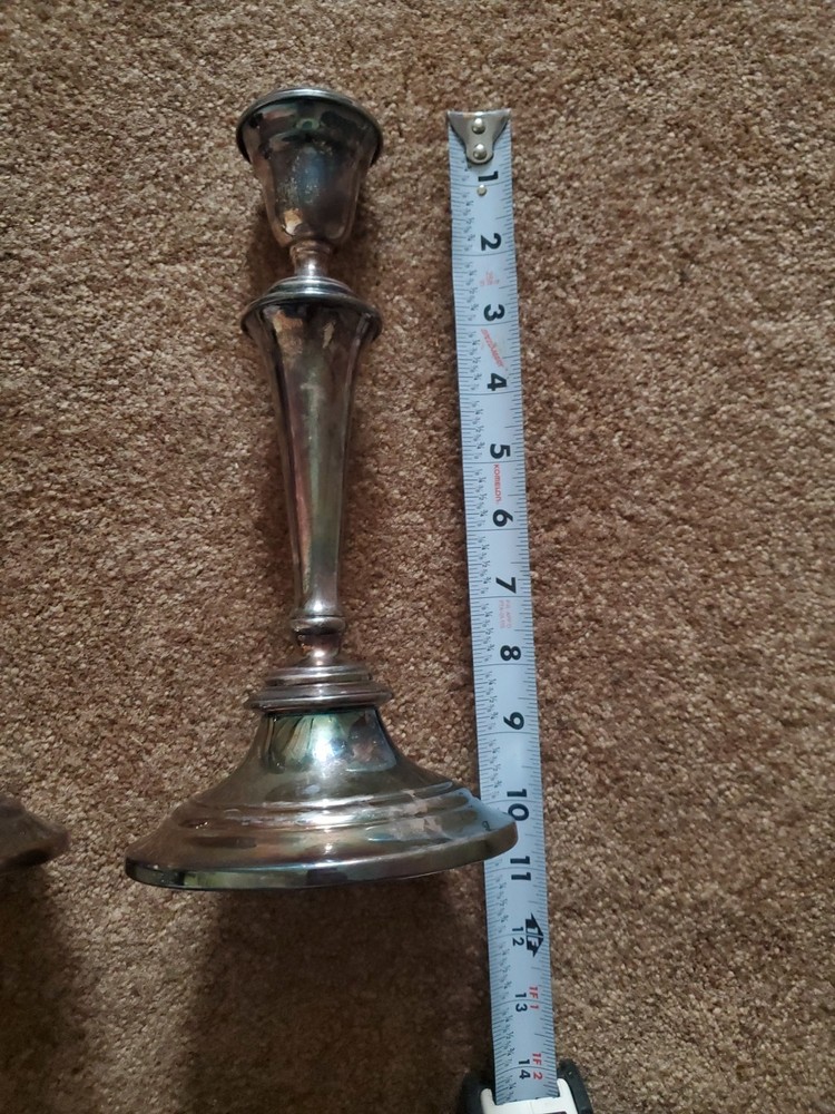 Gorham Silverplated Weighted YC3030 Candle Stick