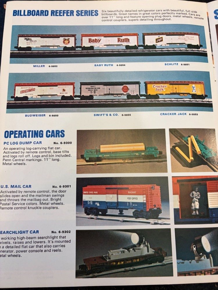 Lionel 1973 Model Train and Accessories Catalog