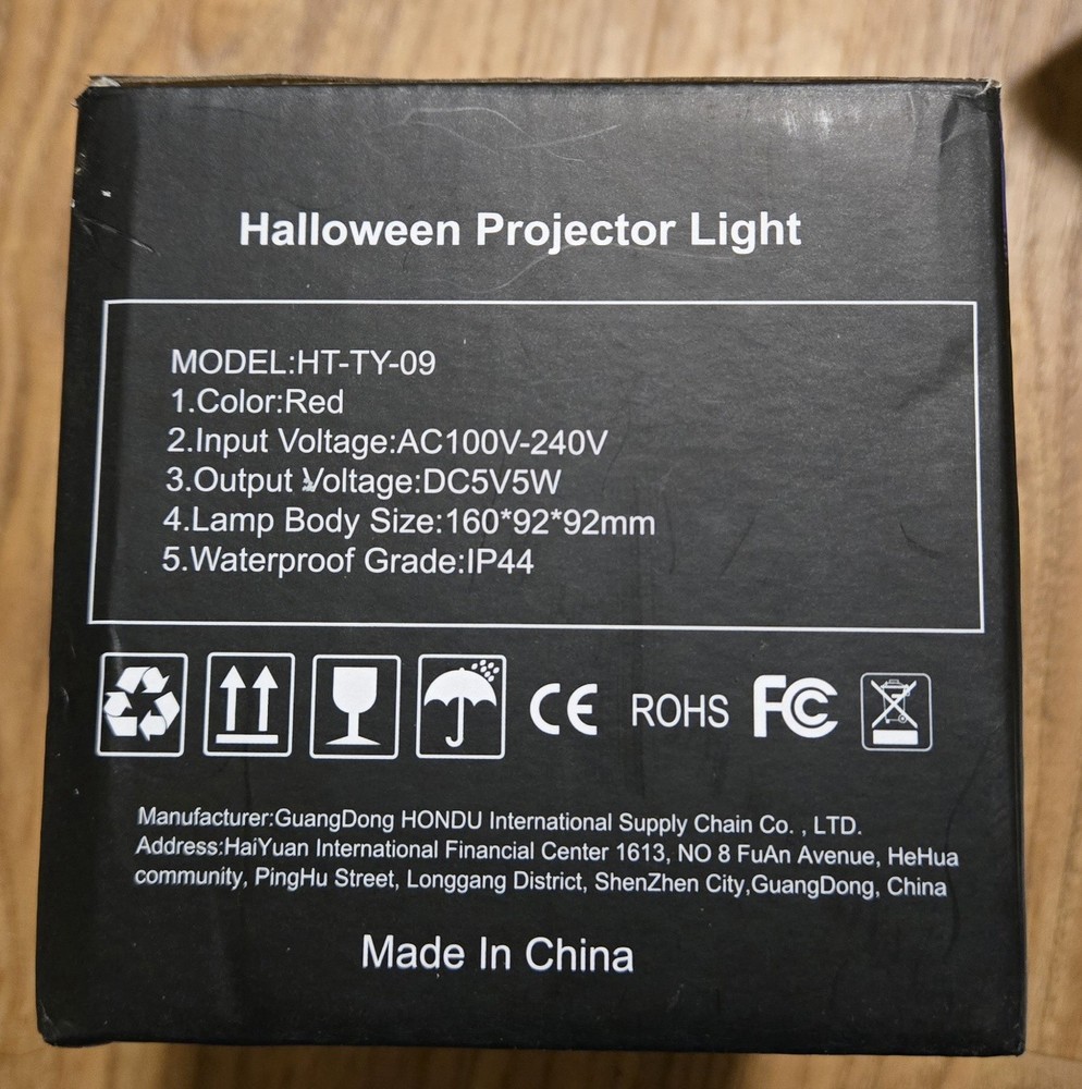 Red Skull Halloween Projector Light Waterproof