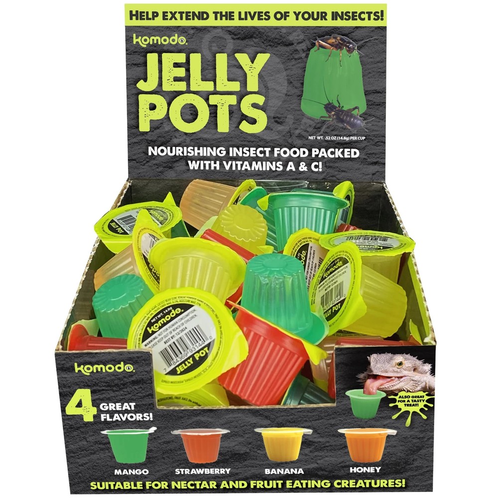 Komodo Jelly Pots Fruit 40 Count