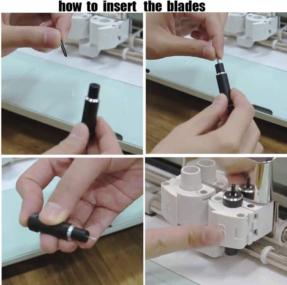 Deep Cut Housing +5 Pcs Deep-Point Black 5Pcs cut Blade and