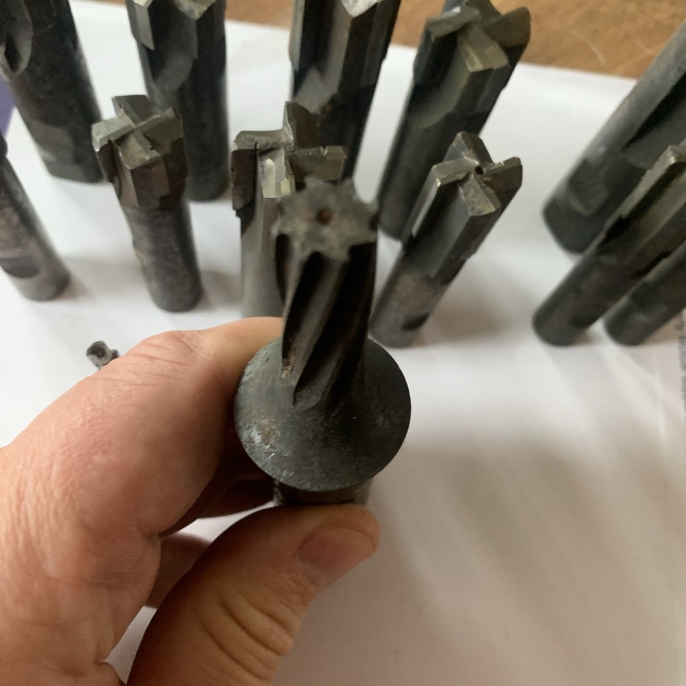 Lot of 13 endmills