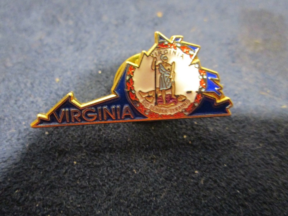 Virginia State Crest Lapel Pin