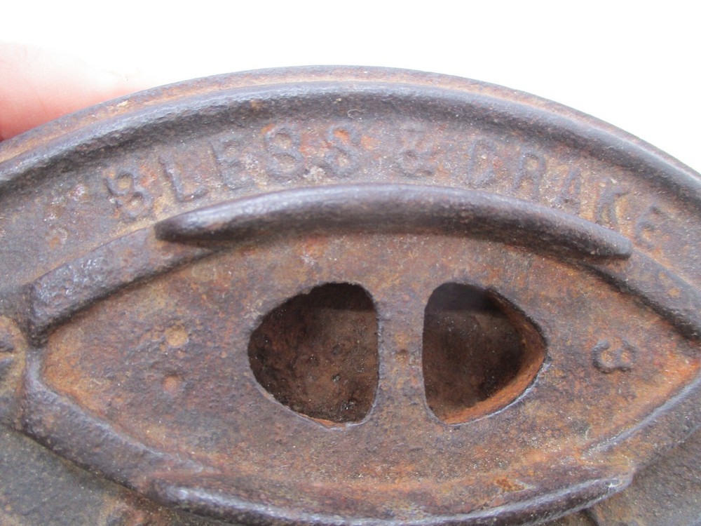 Antique Bless & Drake Sad Iron NO HANDLE