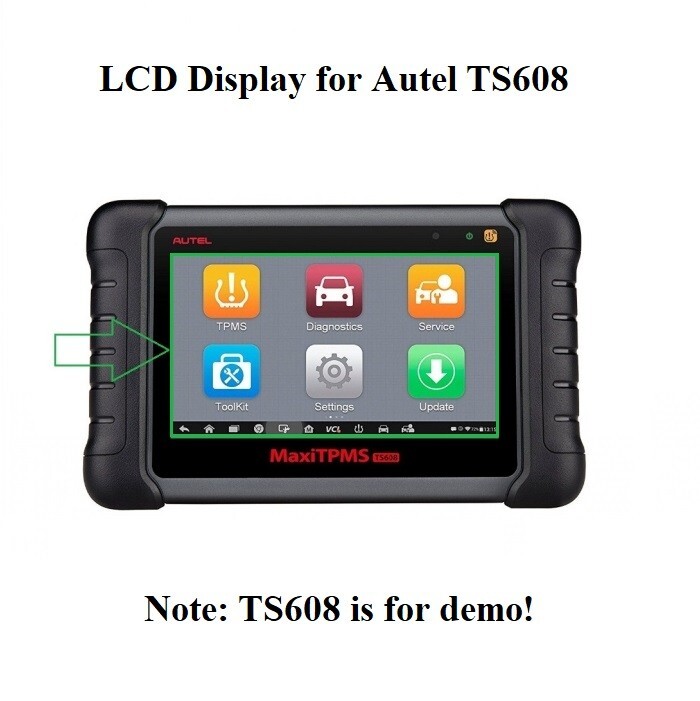 LCD Screen Display Replacement For Autel MaxiTPMS TS608 Tablet (NOT Digitizer)