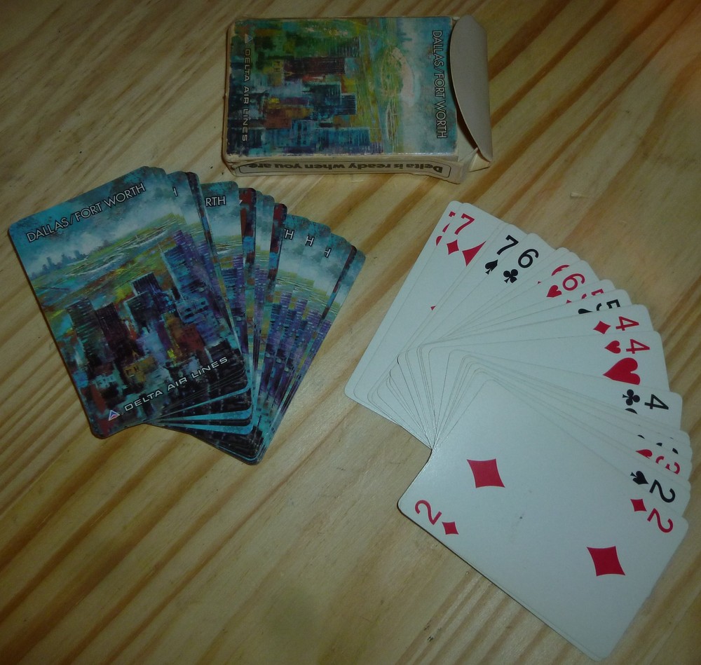 Vintage Delta Airlines Playing Cards