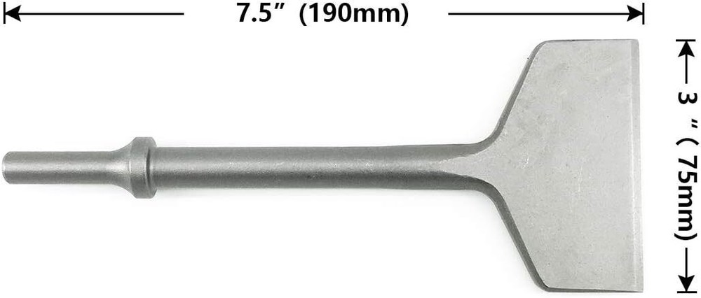 3 Inch Wide Air Chisel Bit Pneumatic 0.401 3
