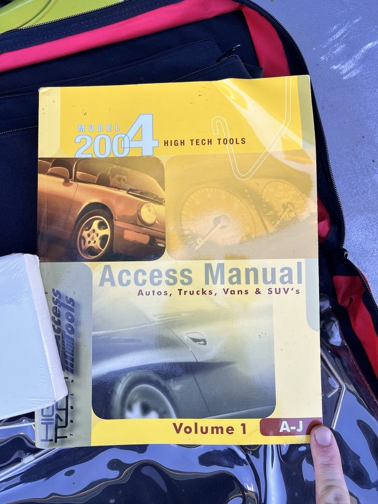 2004 High Tech Vehicle Access Super Pro Tools Kit Complete With Manuals & VHS