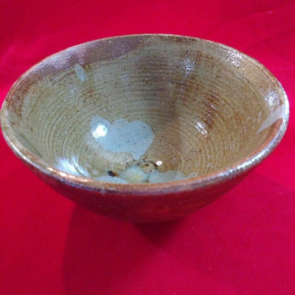 Tea Utensils Brown ceramic round B6